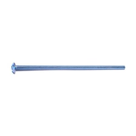 Midwest Fastener #6-32 x 4 in Combination Phillips/Slotted Truss Machine Screw, Zinc Plated Steel, 100 PK 07628
